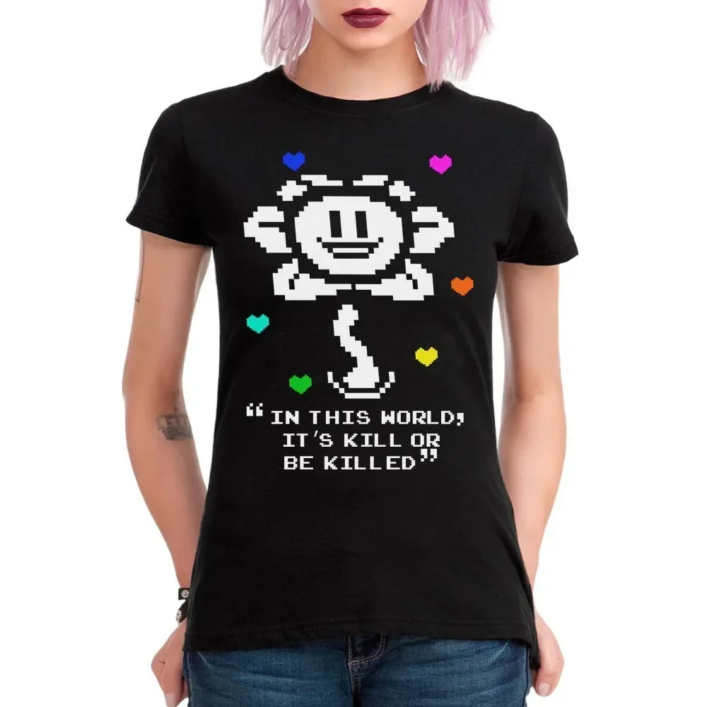 Undertale Flowey T Shirt Men'S And Women'S Sizes Drsh 275