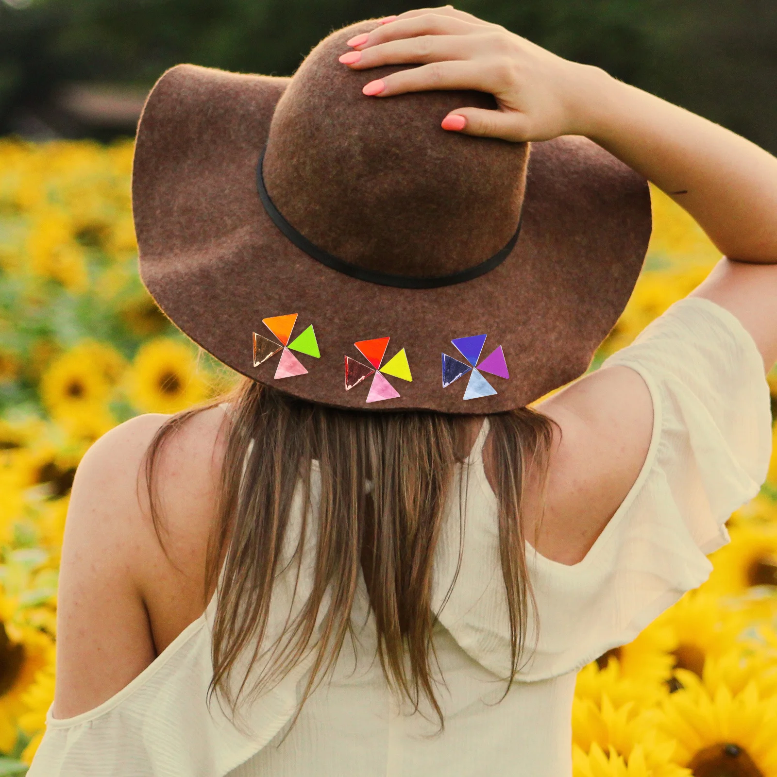 

Glass Mosaic Pieces DIY Durable Triangle Tiles Mixed Colors Highly Polished Smooth Surface for Home Decor Craft DIY Materials