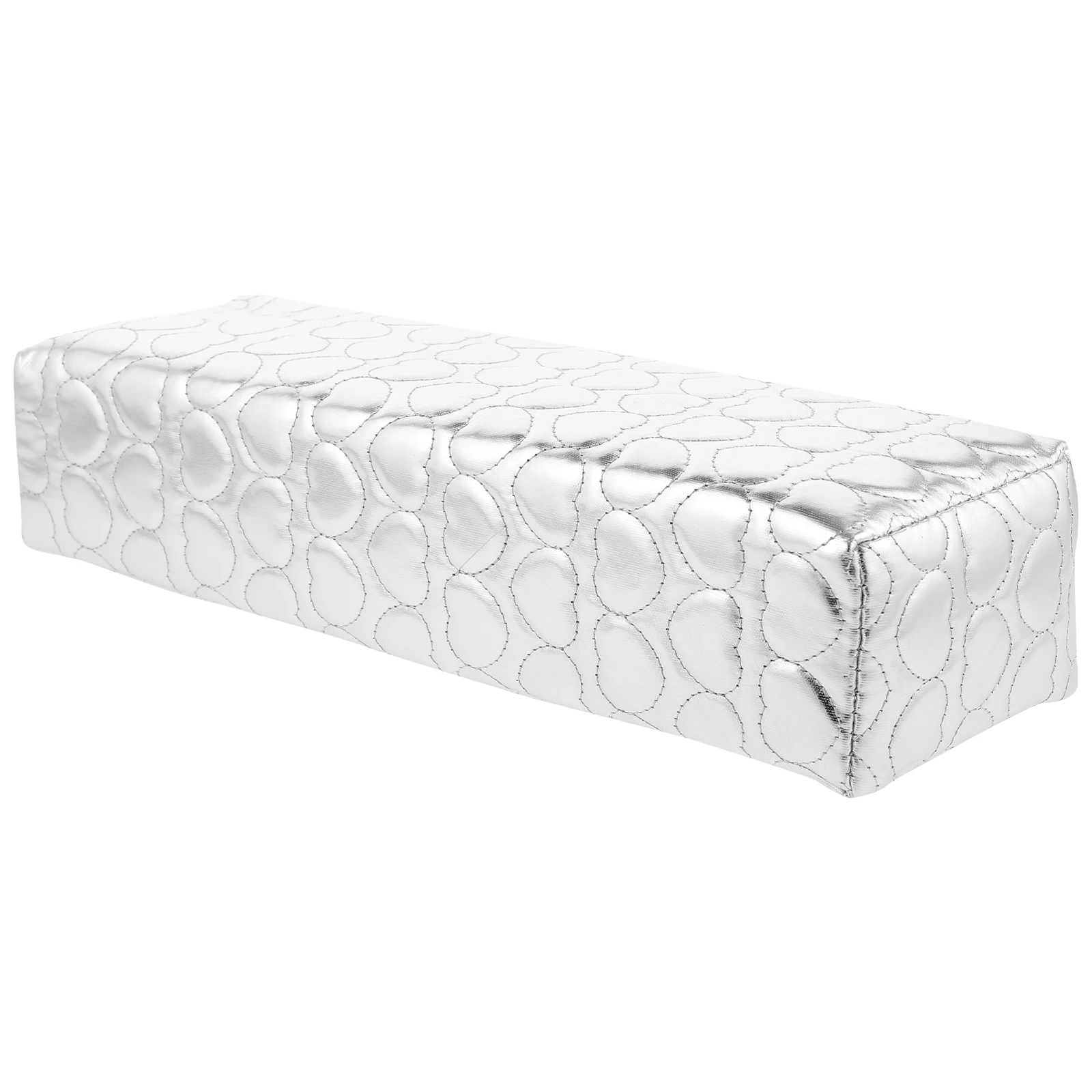 

1 pc Nail Tools Stripe Hand Pad Pillow Comfortable PU Material White Color Arm Rest Manicure Cushion Home Salon Use Nail