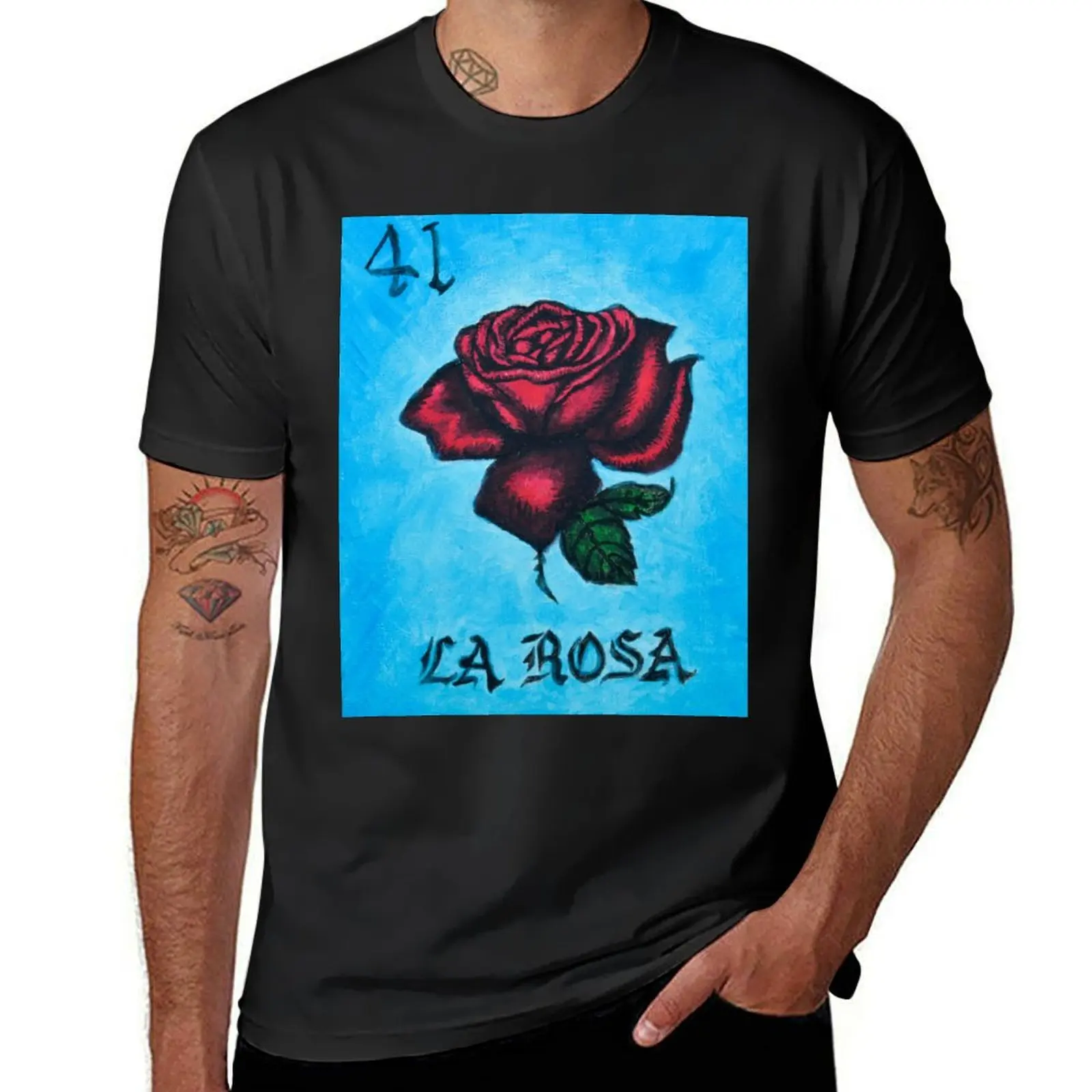 

La Rosa T-Shirt baggy shirts Anime t-shirt custom t-shirts mens t shirt graphic