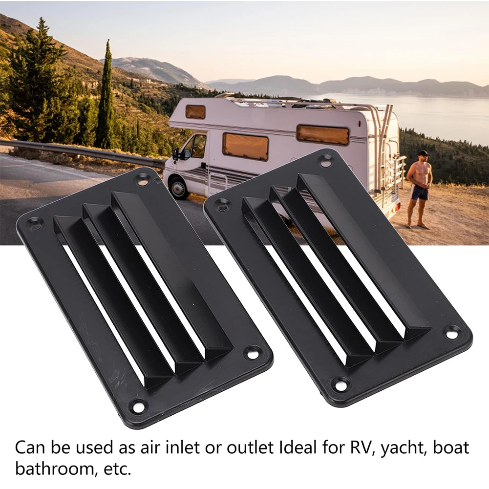 2pcs RV Exhaust Window Outlets For RVs Yachts Boats Bathrooms Kitchens And Offices Vent Shutters Air Inlet Air Outlet Parts