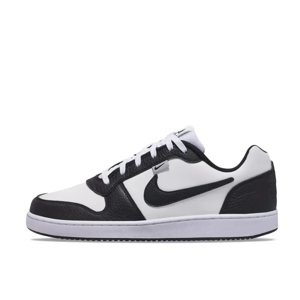 حذاء Nike New Court Vision 1 Low للرجال والنساء كاجوال على الموضة أحذية رياضية ربيعية غير قابلة للانزلاق يمكن ارتداؤها باللونين الأسود والأحمر