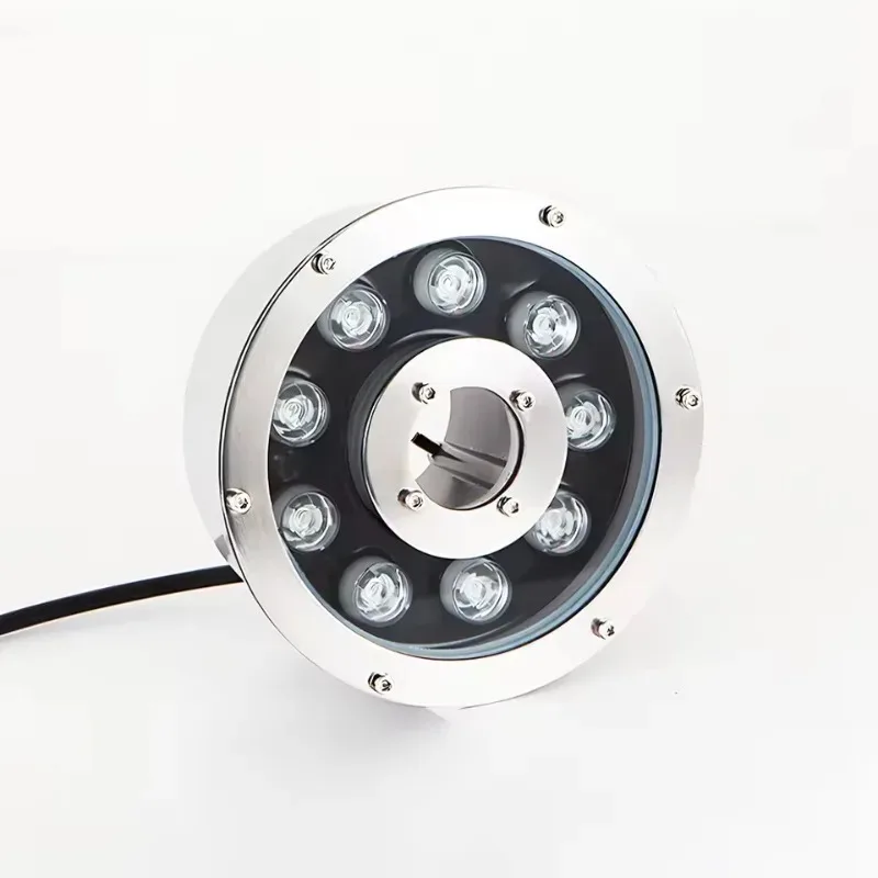 

【Specialized】DMX512 Control Submersible LED Fountain Ring Light Nozzle Lamp for Outdoor Landscape Water Jet Feature