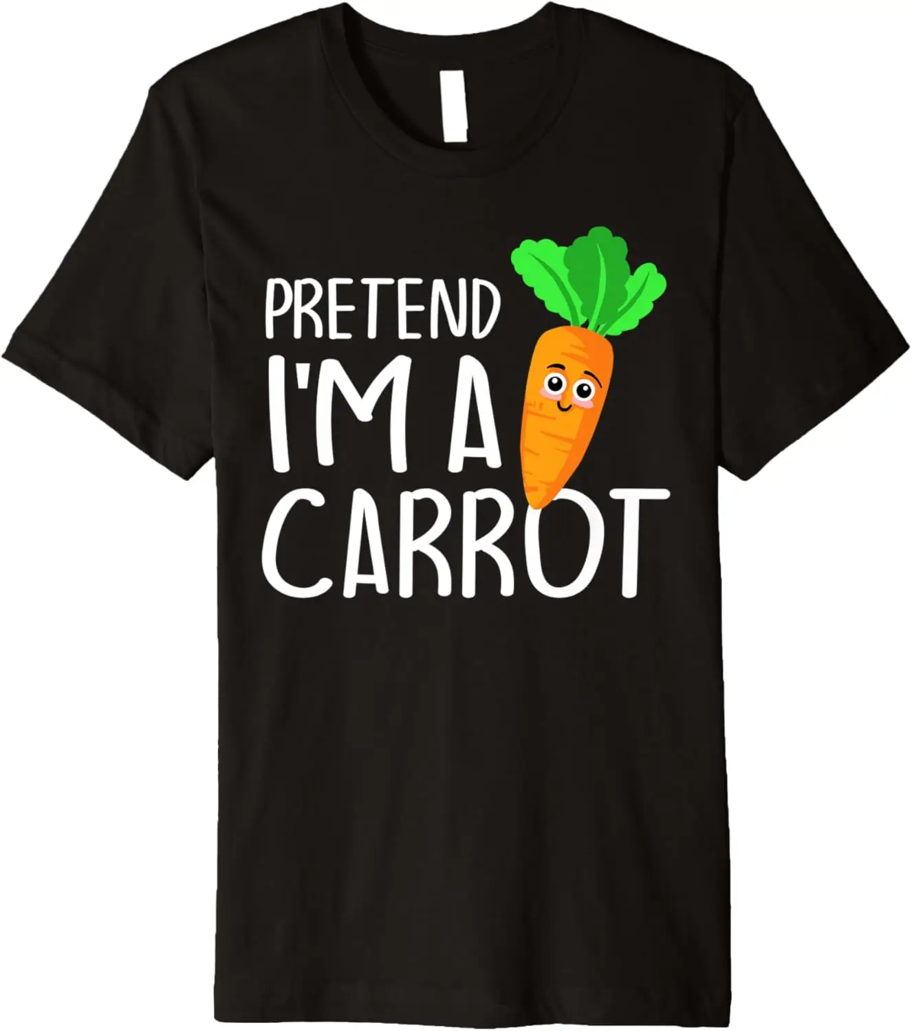 Pretend I'm A Carrot Gift Funny Carrot Costume Premium T-Shirt