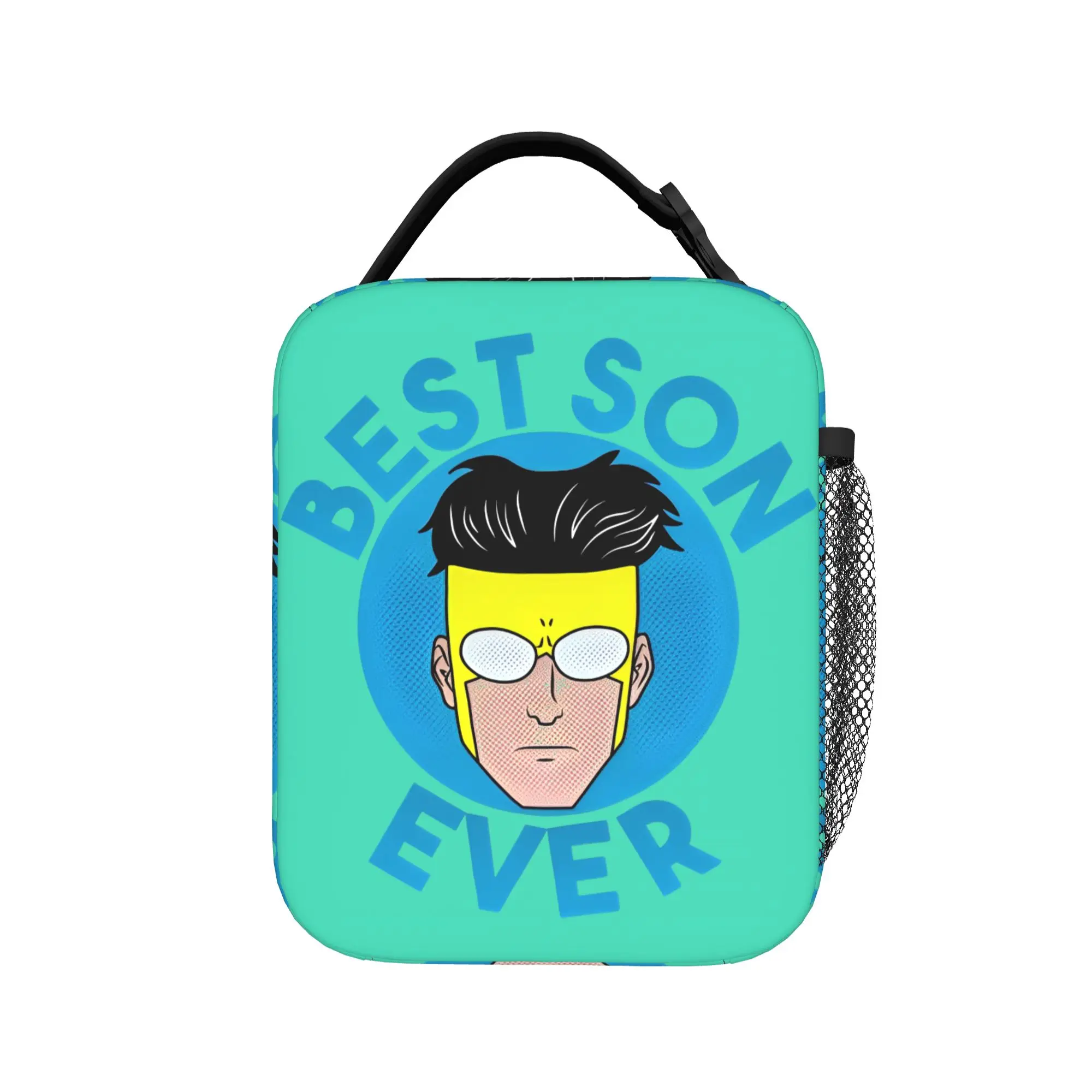 Best son ever Invinci-bles Insulated Lunch Bag Thermal Bag Lunch Container  Leakproof Tote Lunch Box Food Storage Bags School
