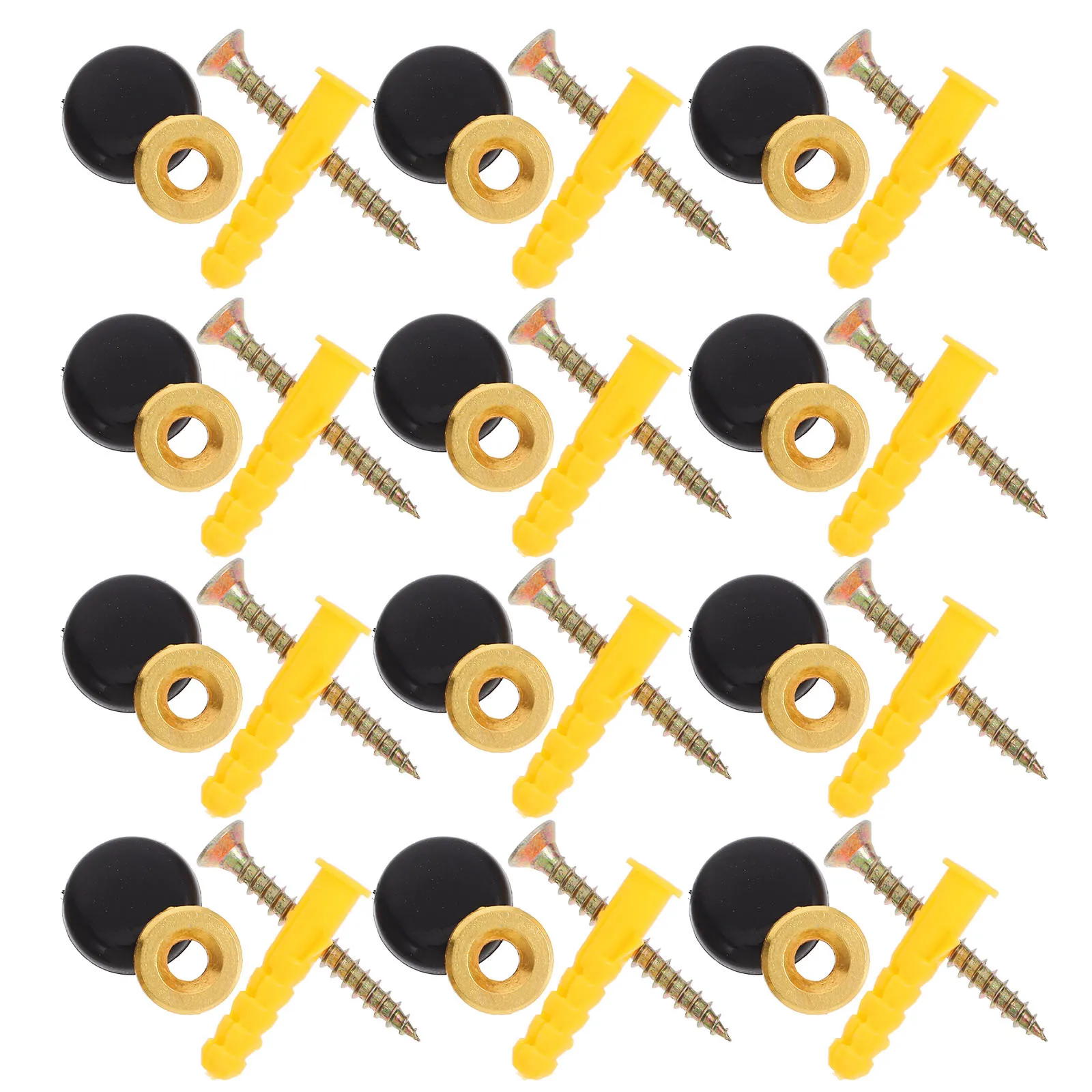 

20 set Decorative Screw Caps Zinc Alloy Cover For Mirror Glass Tile Fixing Fasteners Hardware Mounting Accessories Screw Caps