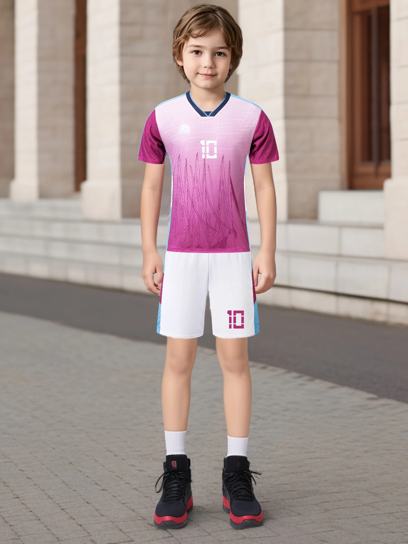 

Neues Jugendfußballtrikot, Trainingsuniform, Shorts-Anzug, schnell trocknende Kleidung, personalisierte Anpassung