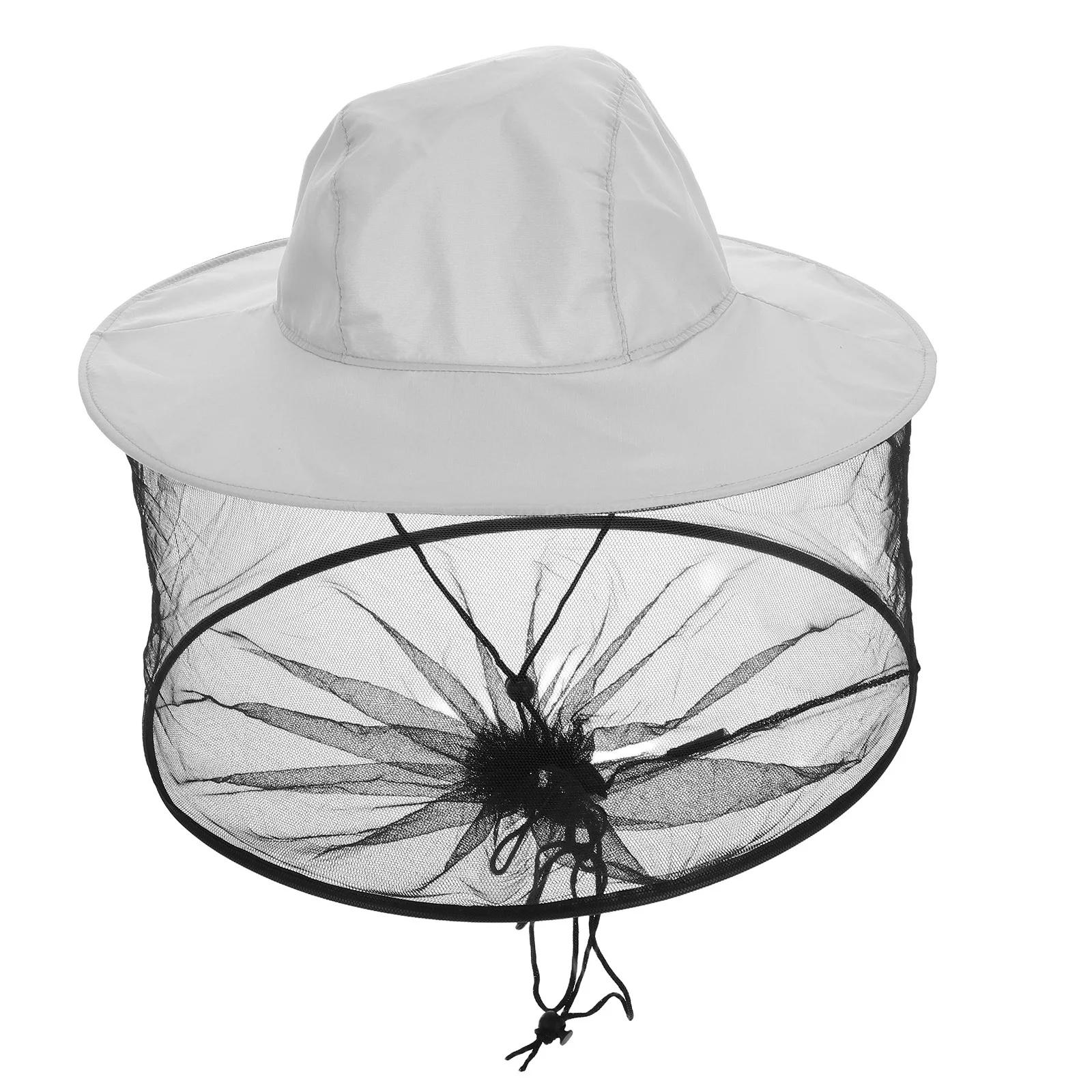

Outdoor Foldable Fishing Sun Hat Wide Brim Beekeeping Hat Mesh Veil Breathable Protective Headgear for Apiculture Use