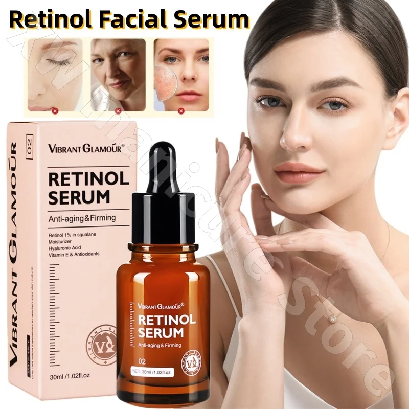 

VIBRANT GLAMOUR Retinol Facial Essence Nourishes Firms Brightens Diminishes Fine Lines Improves Darkness Essence 30ml