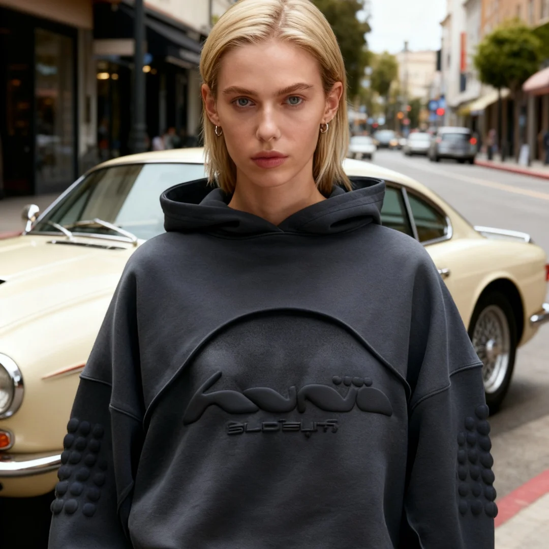 

Y2K Толстовка Harajuku с пенопластовым принтом, дизайн сращивания, пуловер, толстовка большого размера, винтажная мужская и женская мода, уличная одежда в стиле хип-хоп, топ