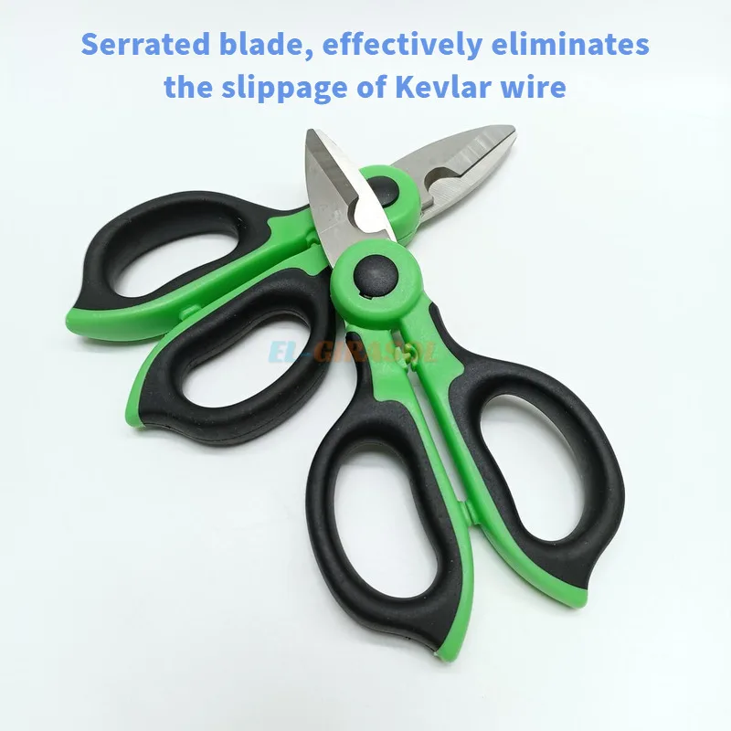 Fiber Optic Kevlar Schere Fiber Optic Kevalr Cutter Edelstahl Schere Anzug für Multi Fasern 1 stücke/5 stücke FTTH