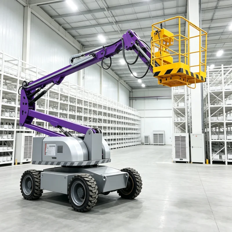Customized Hydraulic Aerial Platform Articulating Boom Lift Warehouse Maintenance Equipment Outdoor High Reach Steel Structure
