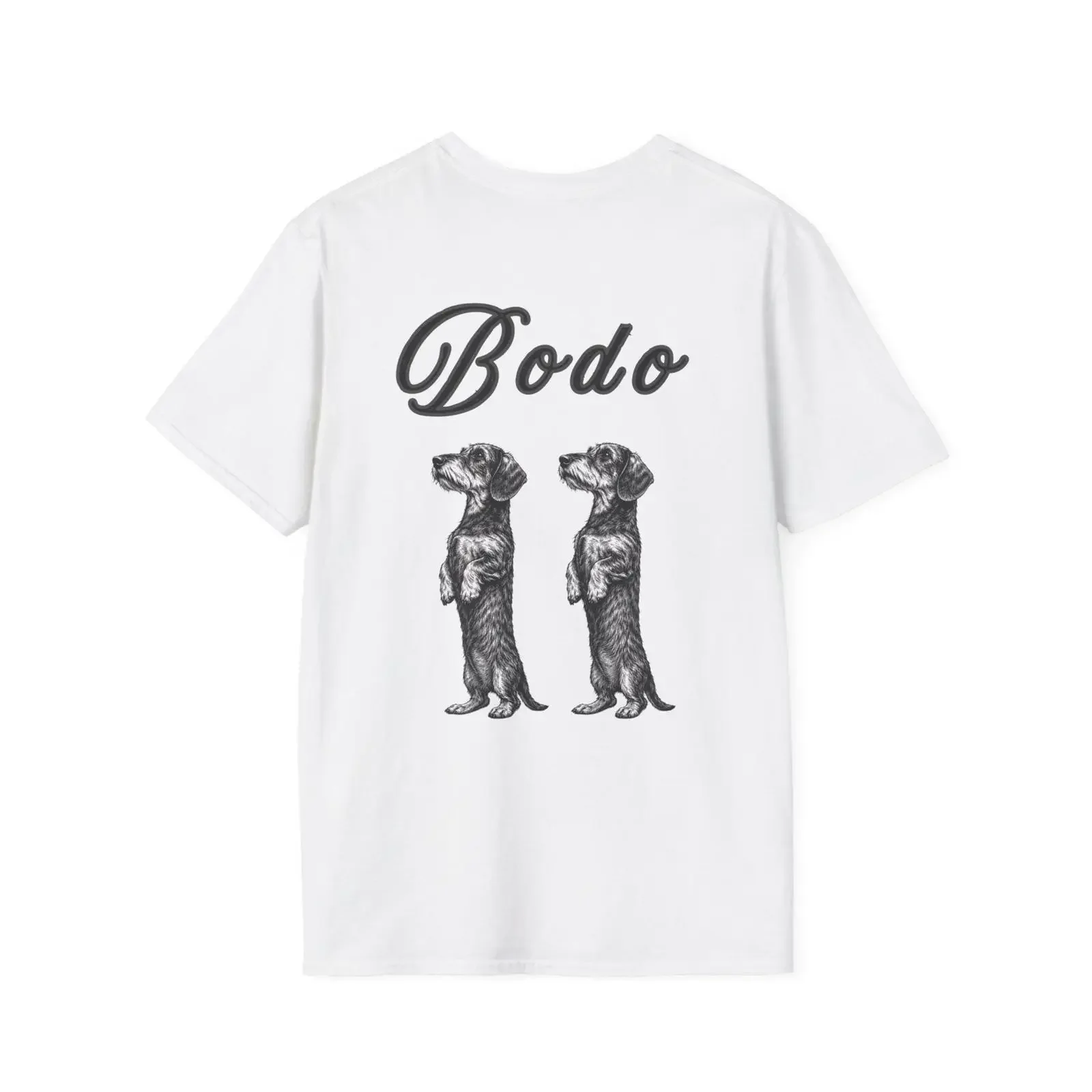 Dachshund T Shirt Wirehaired Design Lover vintage Washed homme Comfortable Top For Everyday Wear Slightly Stretched streetwear