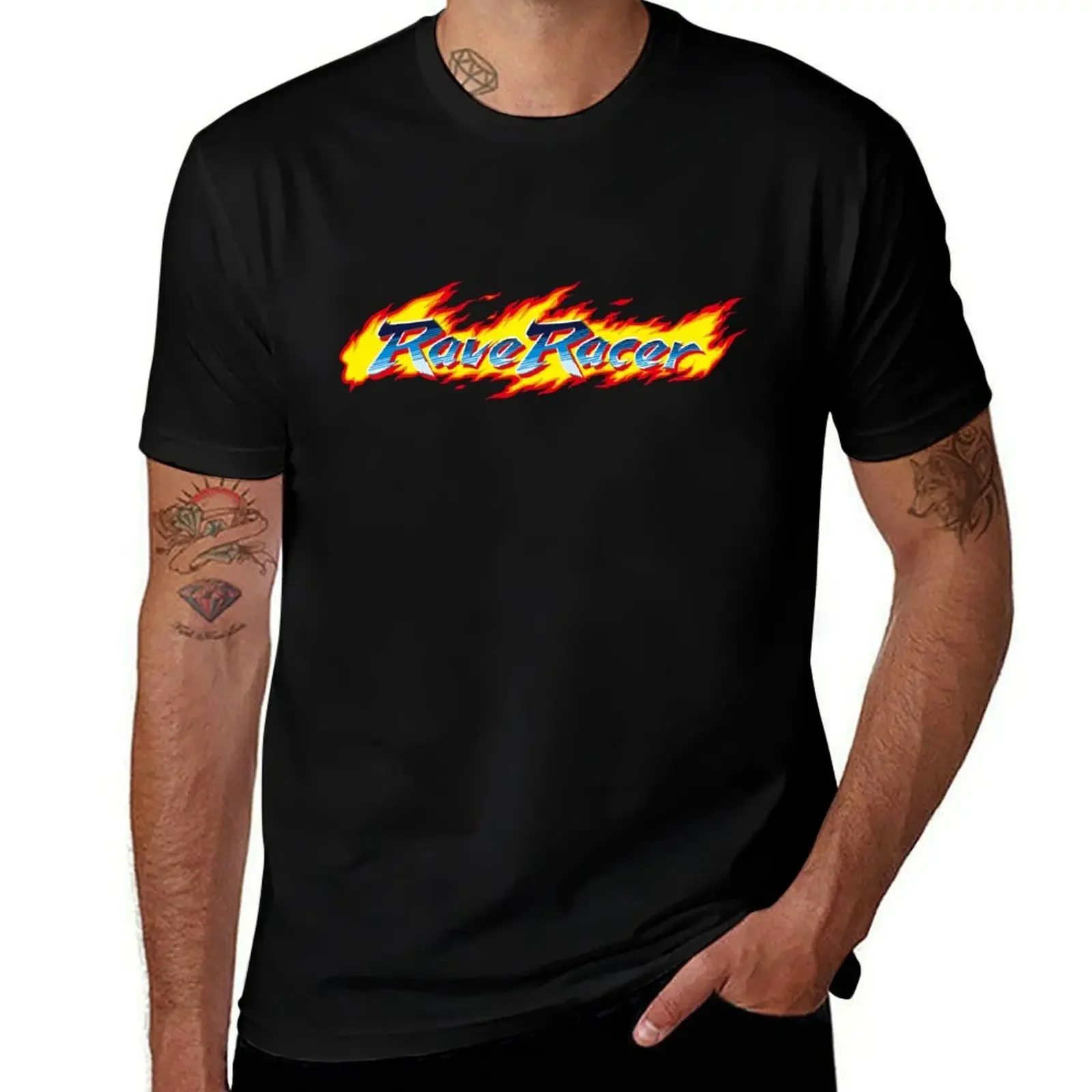 Rave Racer Logo T-Shirt customs summer shirt customs design your own anime clothes compression shirt men