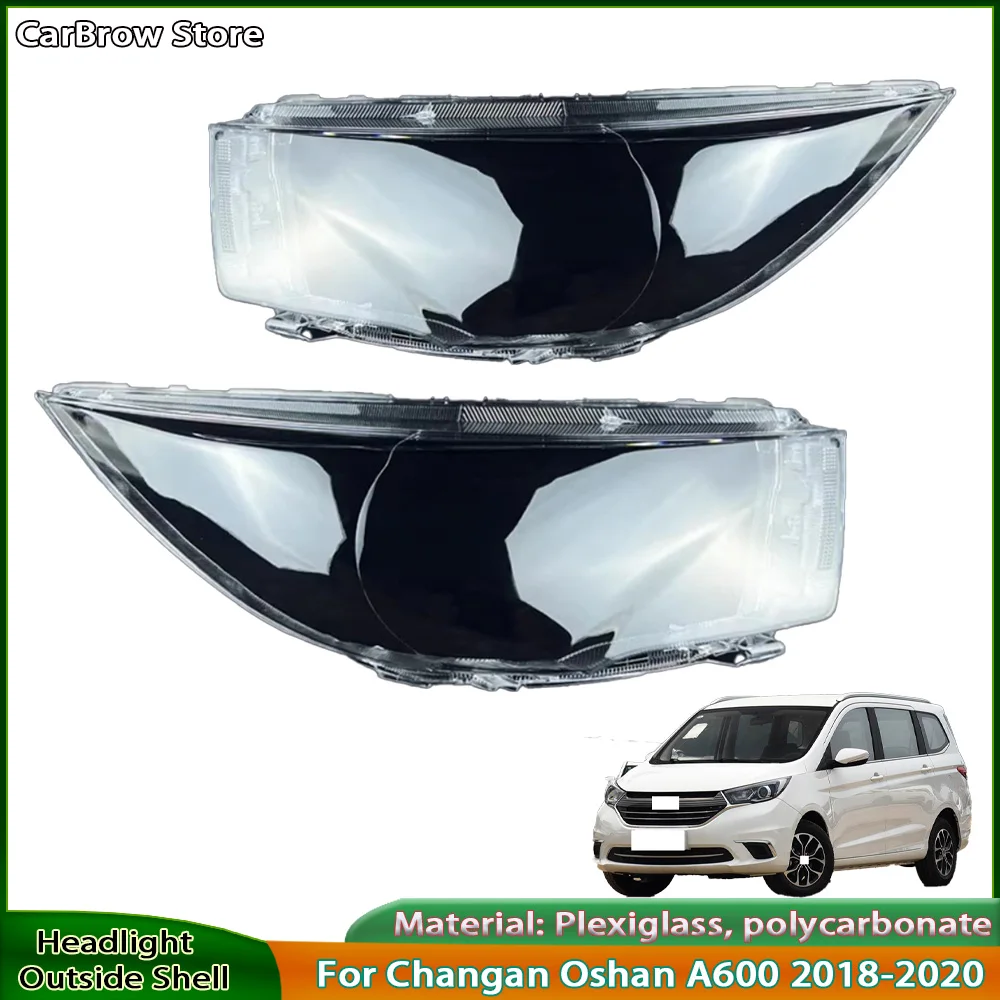 

Замена оригинального защитного стекла фары для Changan Oshan A600 2018-2020, прозрачный корпус фары