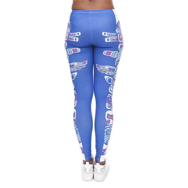 DeanFire Super Soft Stretch Digital Print Fitness Leggings Sexy Silm Legins Elastic Waist Trouser Women Pants