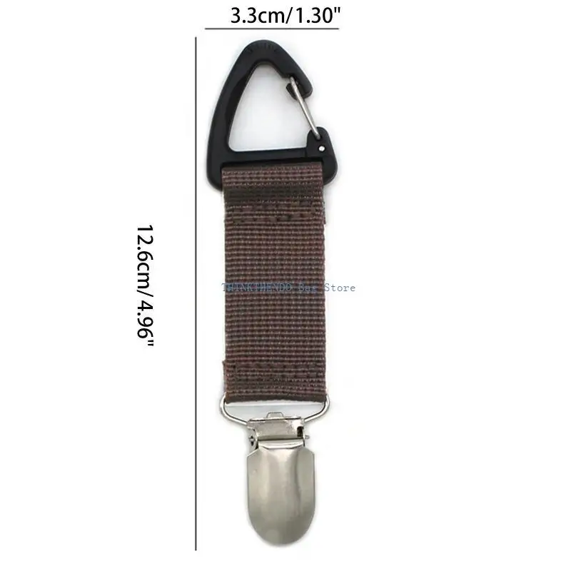 مشبك قبعة 340D للسفر معلق على حقيبة اليد وحقيبة الظهر للأطفال والكبار