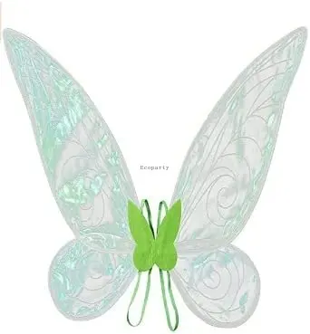 25Halloween Costumes for Girls Butterfly Fairy Wings for Cosplay Costumes Sparkle Fairy Princess Wings Party Favor Accessories