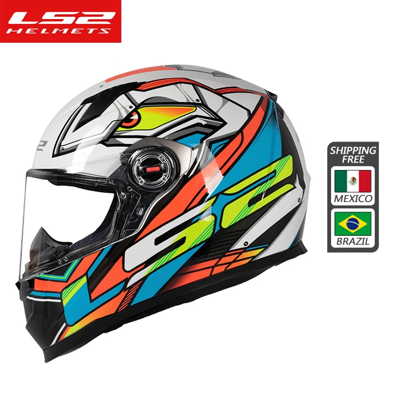 

Capacete LS2 Full Face Motorcycle Helmet ls2 ff358 motocross racing helmets ECE Certification casco moto casque