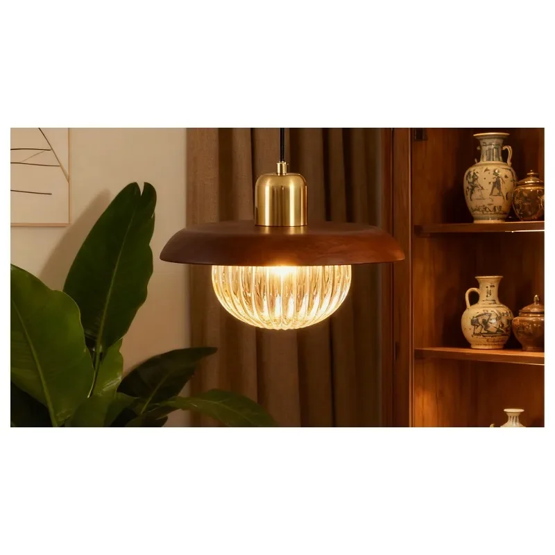 Pumpkin bedroom bedside small chandelier chandelier aisle entrance premium retro medieval restaurant chandelier