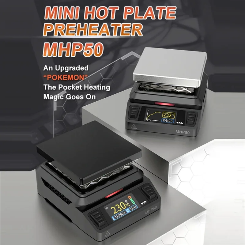 

T82C Лидер продаж-мини-паяльная станция, нагревательная станция с постоянной температурой, встроенный охлаждающий вентилятор, 160X80, сегментированный ЖК-дисплей