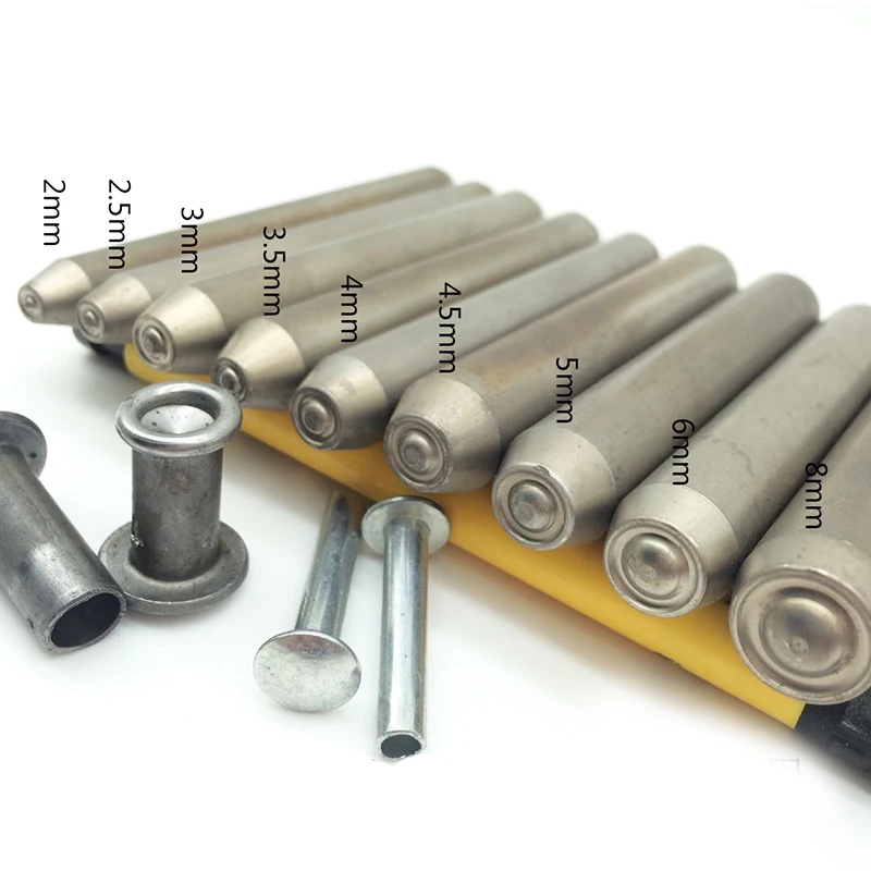 Hardened Rivet Flanging Punch White Steel Punch Semi-tubular Rivet Crimping Mold High Speed Steel Manufacturing Hand Mold TOOL