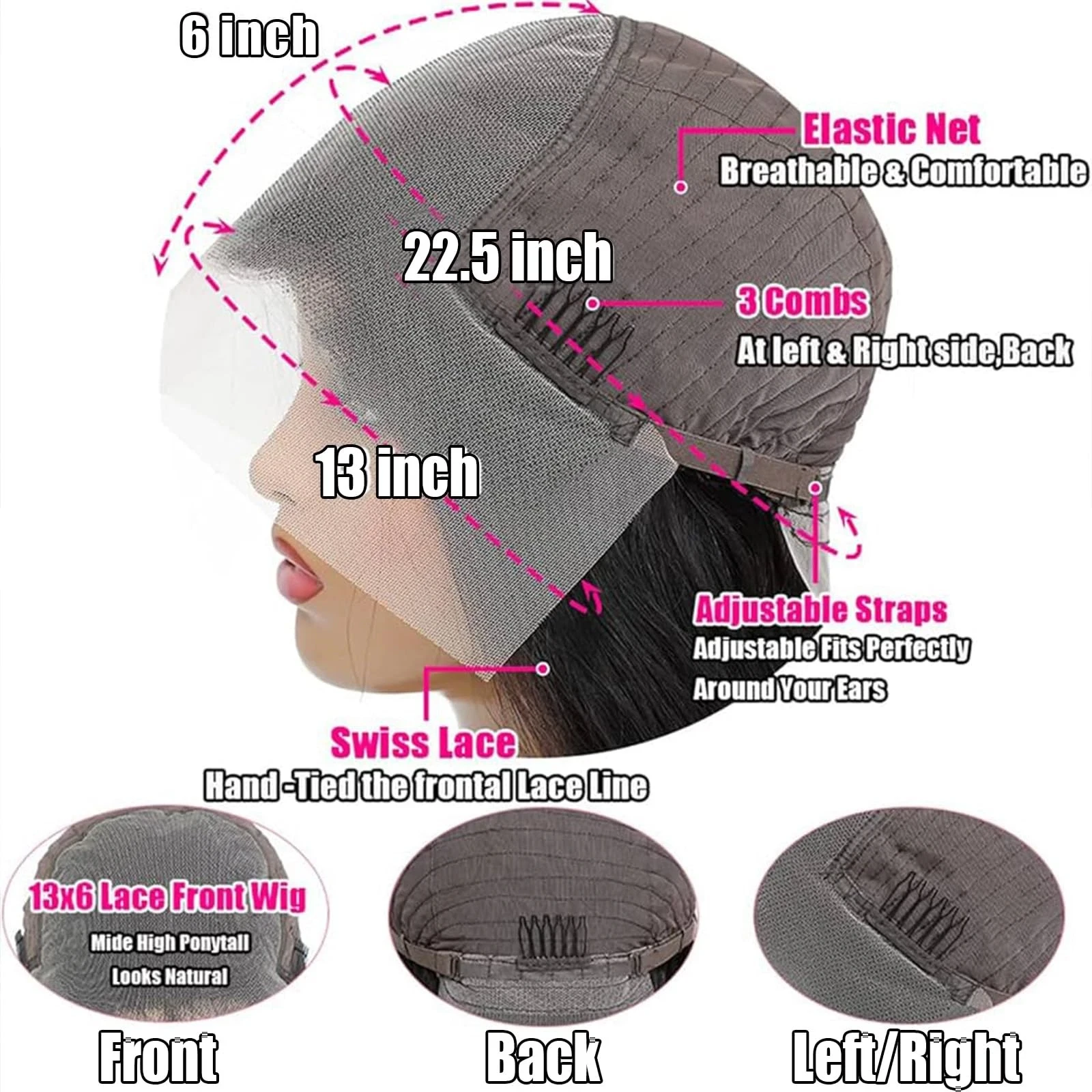 42 بوصة موجة عميقة 13x6 Hd الدانتيل الباروكة الأمامية 250% الكثافة شعر بشري مجعد الباروكات للنساء البرازيلي الباروكات موجة المياه الدانتيل شعر مستعار أمامي