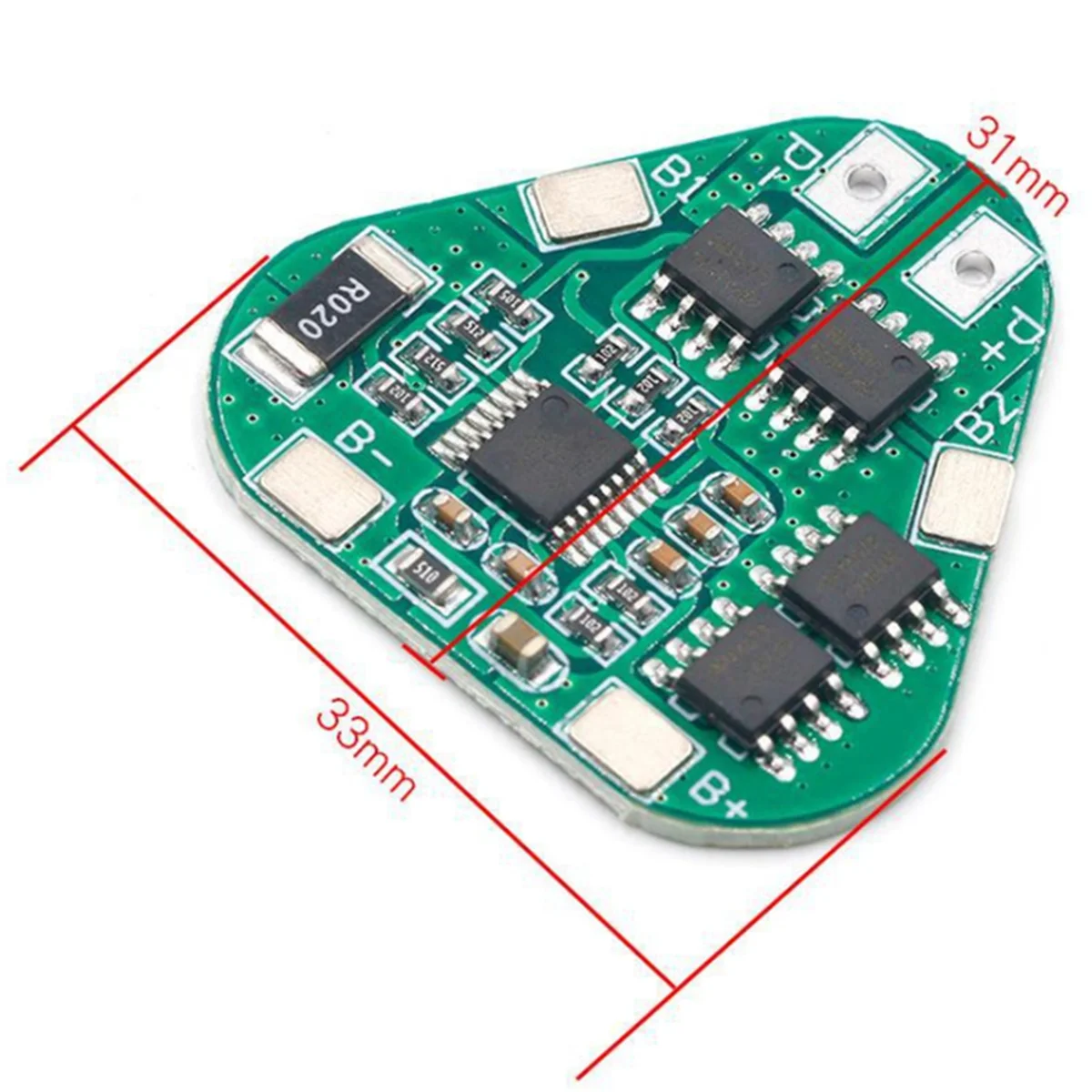 

3X 3S 12V 18650 Lithium Battery Protection Board 11.1V 12.6V Overcharge Over-Discharge Protect 8A 3 Cell Pack Li- BMS-A74Z