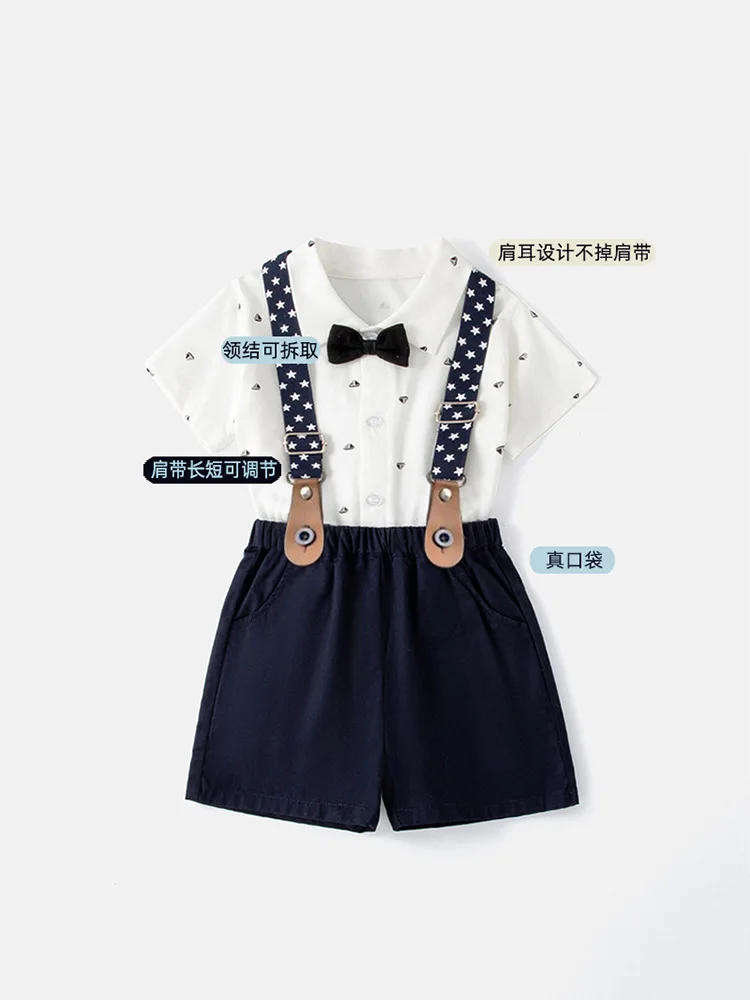 

Весенне-осенний деловой костюм для мальчиков, комплекты одежды для маленьких мальчиков, рубашка с длинными рукавами, топы, брюки, комплекты из 2 предметов, детская праздничная одежда для джентльменов