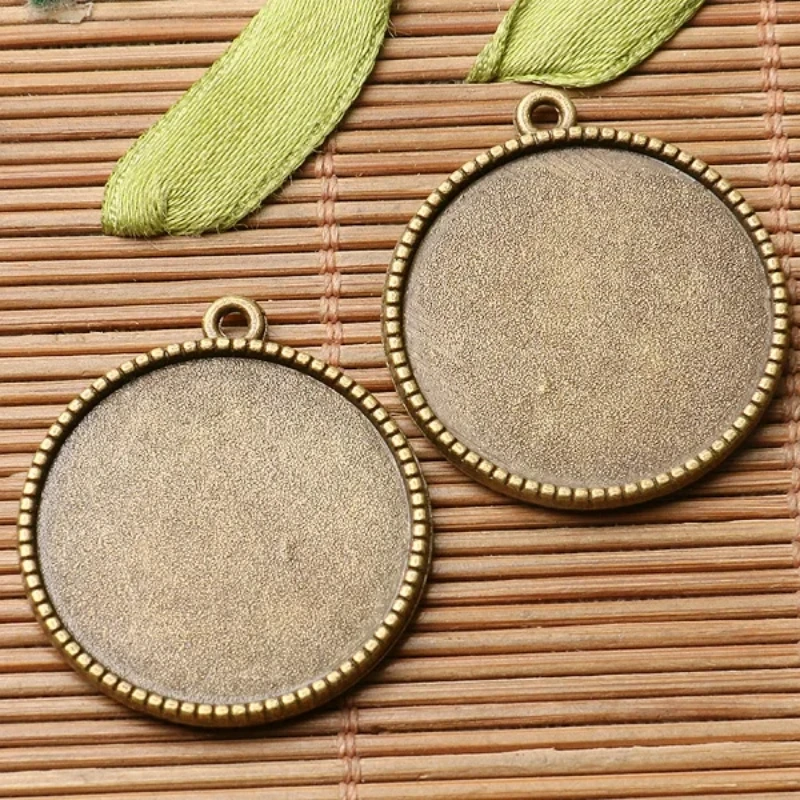 

Antiqued Bronze Color 2sided Round Cabochon Setting In 10/12/14/16/18/20/25mm To Choose Lot 10pcs Pendants Jewelry Making