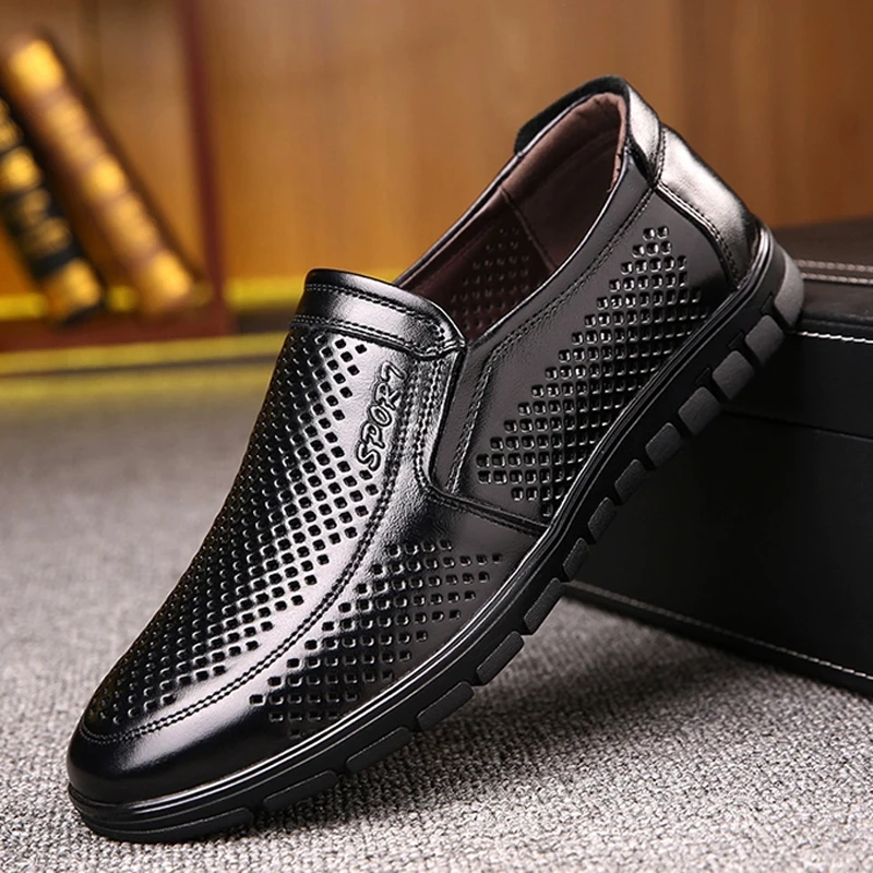 

Ultralight Men's Sandal Rubber Genuine Leather Casual 39 Adult Summer Sale Luxury H Open Toe in Welcome Deal Eva Buy Male Shoe