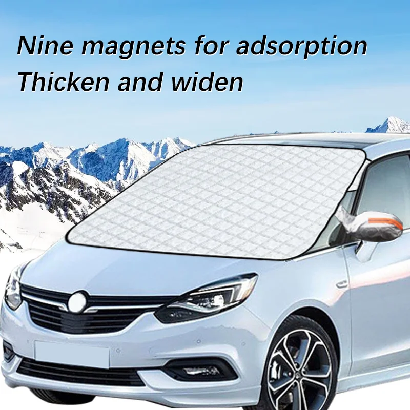 

Magnetic Car Windshield Snow Cover Winter Ice-Frost Guard Sun Shade Protector For Opel Zafira 2004-2016 Exterior Accessories