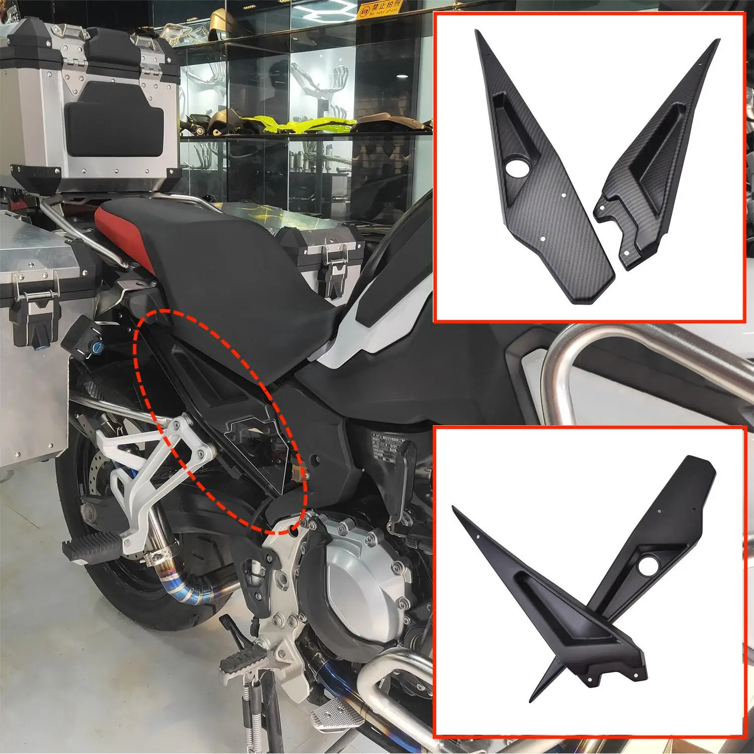 

Motorcycle F850GS F750GS Side Panel Frame Guard Cover Panel Protection Styler Decoration For BMW F 850 750 GS 750GS 2018 2019