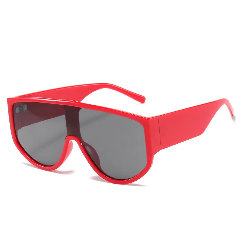 Shield Big Frame Oversized Sunglasses Women Beige Green Luxury Brand Large Men Sun Glasses Trendy Square Gradient Shades UV400