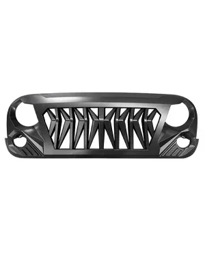 Compatible with 2018-2023 Jeep Wrangler JL Shark Grille For jeep wrangler jl accessories STOCK IN US