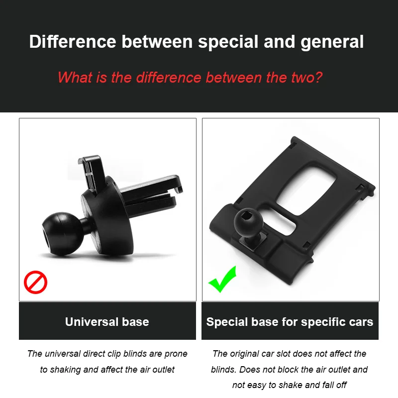 Car Dedicated Phone Holder Bracket Mount Special Base For BMW X1 X2 X3 X4 X5 X6 X7 I3 I4 3 4 Series Mini Air Vent Bracket Clip