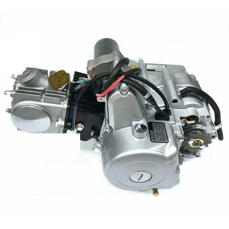 

Horizontal Engine Motorcycle 4-Stroke Manual and Automatic Clutch with Electric Start and Curved Beam, 110cc, 125cc