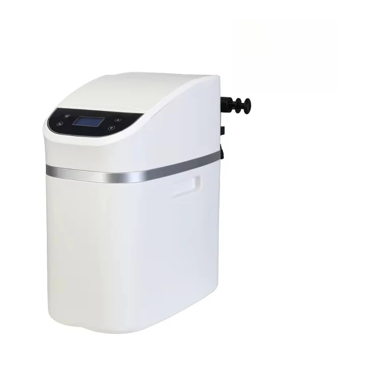 Water softener system with fine filtration, suitable for household drinking