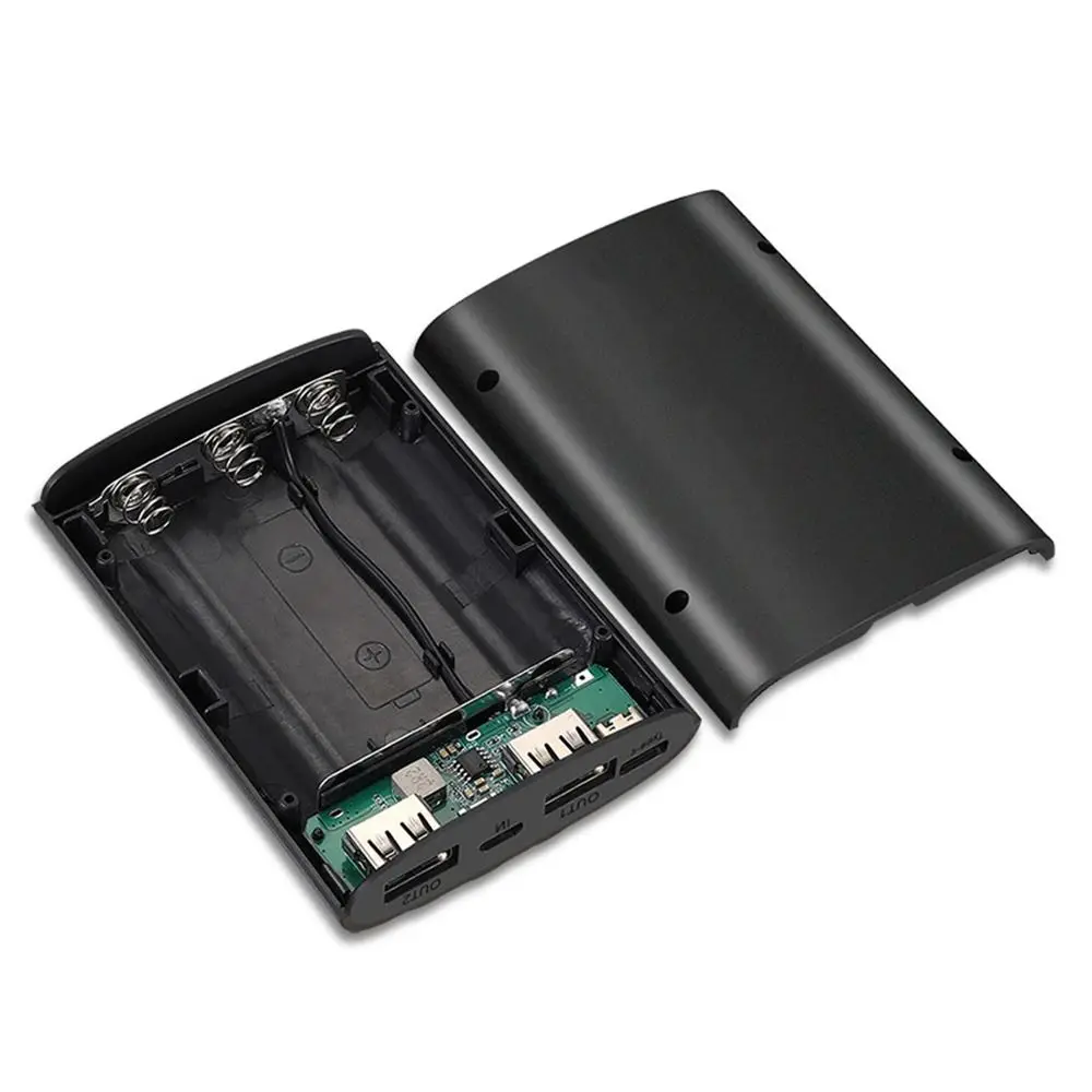 New Solder-Free 18650 Battery Box Case Plastic DIY Electronics Power Bank Charger Shell Detachable Battery Pack Assembly
