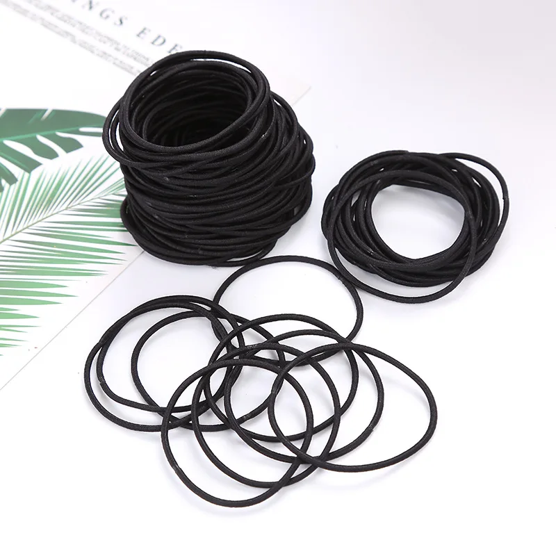 100 pezzi elastici per capelli elastici per capelli corde per capelli fascia elastica per capelli fasce per coda di cavallo copricapo per donna accessori per ragazze regalo