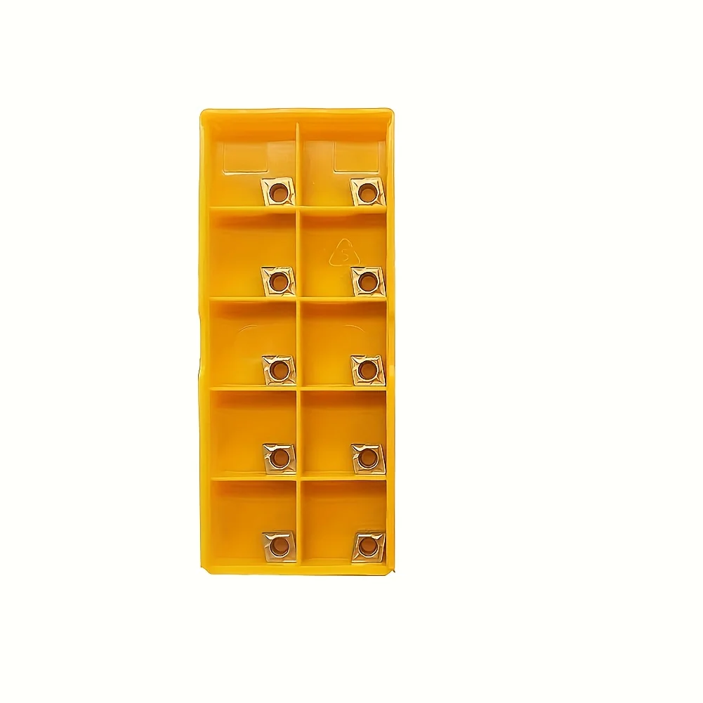 SCMCN0808H06/1010H06/1212H06 Tool Holders + 10pcs CCMT060204 Inserts - 50° CNC Turning Set with Gold Coating