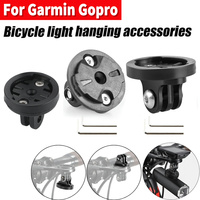 For Garmin Gopro Bike Computer Mount Holder Bracket Adapter Aluminum Alloy Cycling Front Light Bracket Quick Release