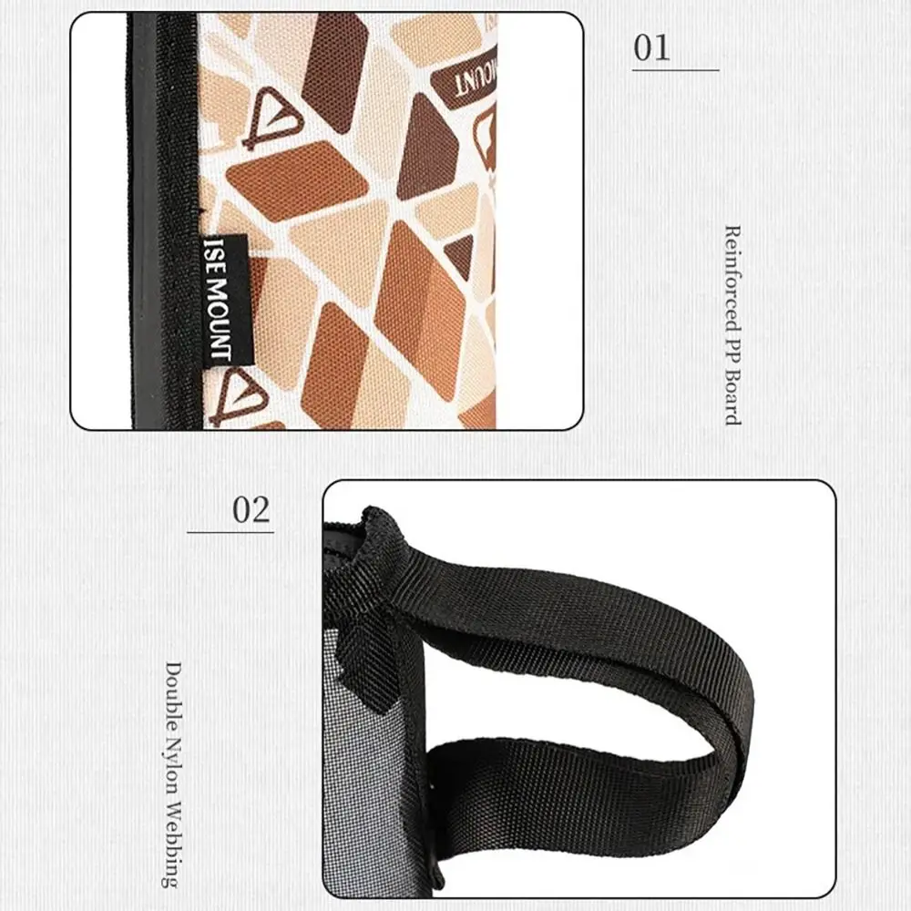 Bolsa portátil PU para cubiertos camping – Cremallera y drenaje - imagen 3