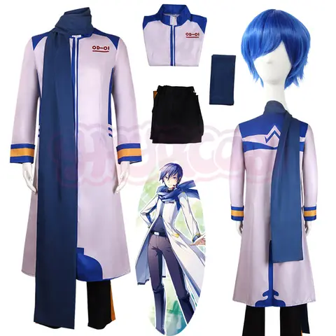 Anime KAITO Cosplay Costume Kaitoo Nightcord Costume Game Vocaloid Project Sekai Colorful Stage Suits Halloween Uniform Party