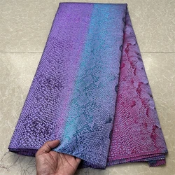 African Nigerian Tulle Lace Fabric, Jacquard Organza, Embroidery Guipure, Party Prom Dress, High Quality, Latest, HD085, 2024