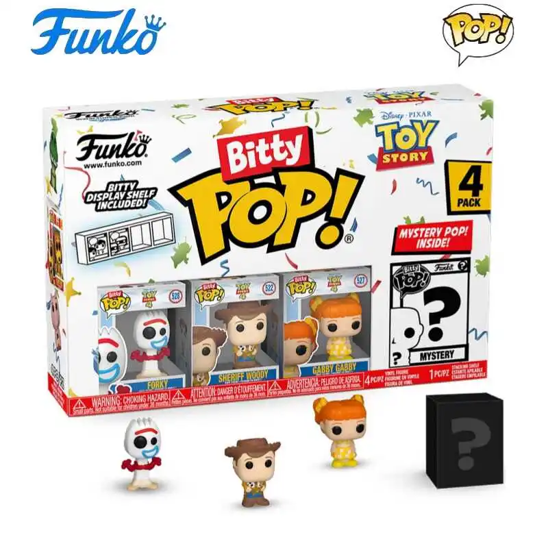 정품 Funko Pop 다양한 스타일 토이 스토리 픽사 미니 피규어, 애니메이션 인형 데스크탑 장식, 만화 액션 피규어 모델 선물