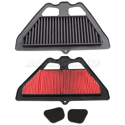 Motorcycle High Flow Washable Air Filter Intake Cleaner For Kawasaki Z900 ZR900 2017 2018 2019 2020 2021 2022 2023 2024 2025