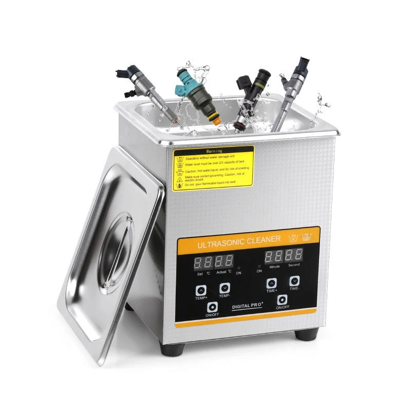 

ODM 2L Digital Ultrasonic Cleaner Small Injector Cleaner For Jewelry Nail Tools PCB Metal Coils Bulk Order