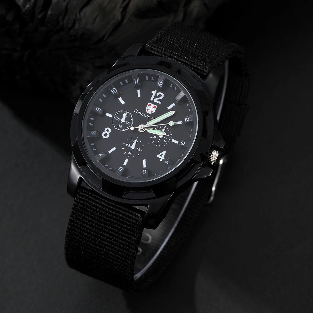 Men's set of watches, belts, wallets, sunglasses, exquisite gifts 3pcs, men's quartz watch and wallet image 5