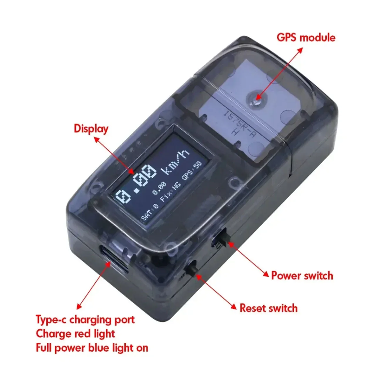 ZMR GPS Speed Detector tachimetro modulo GPS data Type-C Charger Hub per RC Model Airplane FPV Racing Freestyle droni Par fai da te